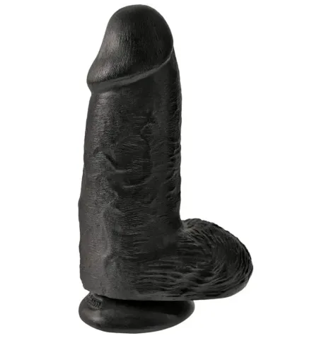 KING COCK - CHUBBY REALISTIC PENIS 23 CM BLACK