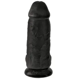 KING COCK - PENE REALISTICO PASSODATO 23 CM NERO