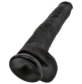 KING COCK - REALISTIC PENIS WITH BALLS 30.5 CM BLACK