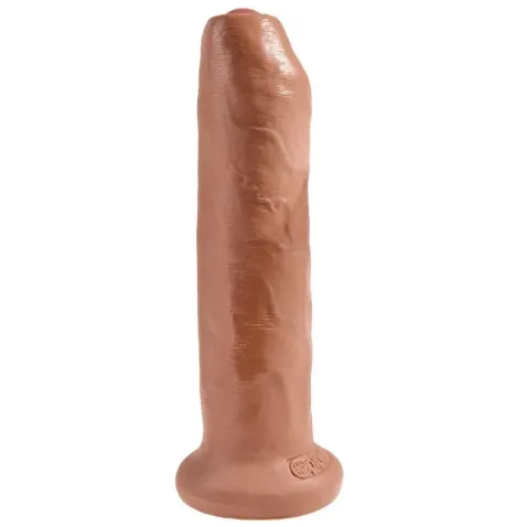 KING COCK - PENE REALISTICO NON TAGLIATO 17.8 CM CARAMELLO