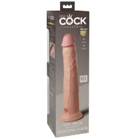 KING COCK - ÉLITE DILDO REALÍSTICO SILICONA 25.4 CM