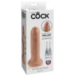 KING COCK - REALISTISCHER DILDO UNGESCHNITTENES FLEISCH 15 CM