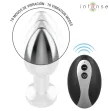 INTENSE - VIBRATING METAL ANAL PLUG WITH LED LIGHTS AND REMOTE CONTROL - SIZE S INTENSE - VIBRATING METAL ANAL PLUG WITH LED LIGHTS AND REMOTE CONTROL - SIZE S