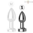 INTENSE - VIBRATING METAL ANAL PLUG WITH LED LIGHTS AND REMOTE CONTROL - SIZE S INTENSE - VIBRATING METAL ANAL PLUG WITH LED LIGHTS AND REMOTE CONTROL - SIZE S