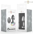 INTENSE - VIBRATING METAL ANAL PLUG WITH LED LIGHTS AND REMOTE CONTROL - SIZE M INTENSE - VIBRATING METAL ANAL PLUG WITH LED LIGHTS AND REMOTE CONTROL - SIZE M