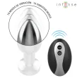 INTENSE - VIBRATING METAL ANAL PLUG WITH LED LIGHTS AND REMOTE CONTROL - SIZE M INTENSE - VIBRATING METAL ANAL PLUG WITH LED LIGHTS AND REMOTE CONTROL - SIZE M