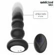 ADDICTED TOYS - THRUSTING VIBRATING ANAL PLUG, LED LIGHT REMOTE CONTROL ADDICTED TOYS - THRUSTING VIBRATING ANAL PLUG, LED LIGHT REMOTE CONTROL