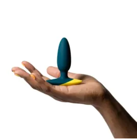 ROMP - BASS PLUG ANAL VIBRATOR 10 CM GREEN