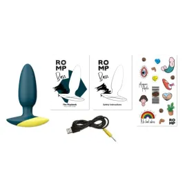 ROMP - BASS PLUG ANAL VIBRATOR 10 CM GREEN