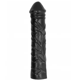 ALL BLACK - DILDO GIGANTE FISTING SUAVE 32 CM