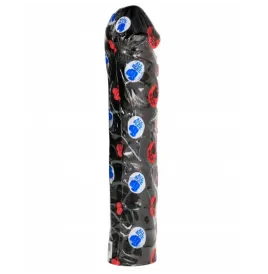 ALL BLACK - DILDO GIGANTE CON PUGNO MORBIDO 32 CM