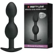 PRETTY LOVE - SFERE ANALI IN SILICONE 12.5 CM NERE PRETTY LOVE - SFERE ANALI IN SILICONE 12.5 CM NERE