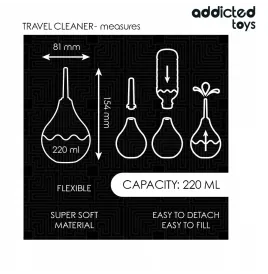 ADDICTED TOYS - NETTOYANT ANAL DE VOYAGE TAILLE L 220 ML