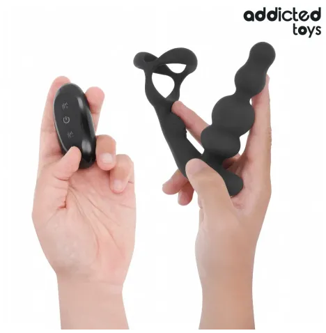 ADDICTED TOYS – ROTIERENDER PROSTATAMASSAGEGERÄT MIT FERNBEDIENUNG