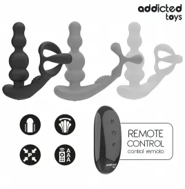 ADDICTED TOYS - MASSAGGIATORE PROSTATICO ROTANTE CON TELECOMANDO