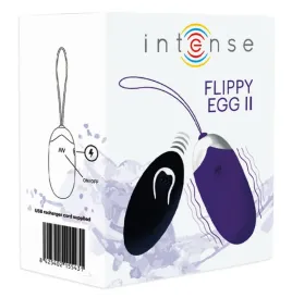 INTENSE - FLIPPY II VIBRATING EGG WITH REMOTE CONTROL PURPLE