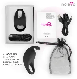 MORESSA - BRAD PREMIUM SILICONE RECHARGEABLE NOIR