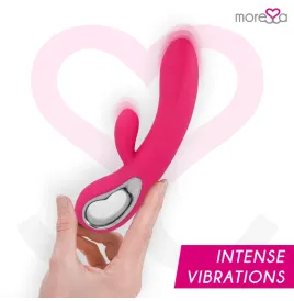 MORESSA - TROY MASAJEADOR PUNTO G Y CLITORIS PREMIUM SILICONE RECARGABLE