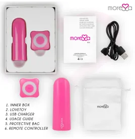 MORESSA - TELECOMANDO VIBRATORE NIX ROSA