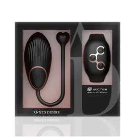 ANNES DESIRE - EGG REMOTE CONTROL TECHNOLOGY WATCHME BLACK-GOLD