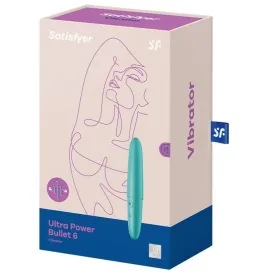 SATISFYER - ULTRA POWER BULLET 6 BALA VIBRADORA TURQUESA
