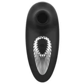 BLACKandSILVER - DRAKE DELUXE SUCKING VIBE RECHARGEABLE SILICONE NOIR