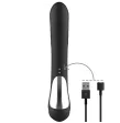 BLACKandSILVER - JAMIE VIBRADOR RABBIT EFECTO WAVE BLACKandSILVER - JAMIE VIBRADOR RABBIT EFECTO WAVE