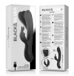 BLACKandSILVER - JAMIE VIBRADOR RABBIT EFECTO WAVE BLACKandSILVER - JAMIE VIBRADOR RABBIT EFECTO WAVE