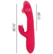 INTENSE - DUA MULTIFUNCTION RECHARGEABLE UP and DOWN VIBRATOR WITH RED TONGUE INTENSE - DUA MULTIFUNCTION RECHARGEABLE UP and DOWN VIBRATOR WITH RED TONGUE