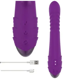 INTENSE - IGGY MULTIFUNKTIONS-WIEDERAUFLADBARER VIBRATOR UP and DOWN MIT KLITORELSTIMULATOR LILA