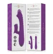 INTENSE - IGGY MULTIFUNCTION RECHARGEABLE VIBRATOR UP and DOWN WITH CLITORAL STIMULATOR PURPLE INTENSE - IGGY MULTIFUNCTION RECHARGEABLE VIBRATOR UP and DOWN WITH CLITORAL STIMULATOR PURPLE