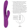 INTENSE - APOLO VIBRATEUR MULTIFONCTION RECHARGEABLE 7 VIBRATIONS AVEC LANGUE OSCILLANTE VIOLET INTENSE - APOLO VIBRATEUR MULTIFONCTION RECHARGEABLE 7 VIBRATIONS AVEC LANGUE OSCILLANTE VIOLET