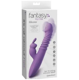 FANTASY FOR HER - STIMULATEUR DE CLITORIS DE LAPIN AVEC FONCTION CHALEUR OSCILLATION ET VIBRATION VIOLET