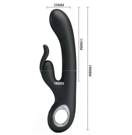 PRETTY LOVE - VIBRATEUR CARINA CLITORIS ET STIMULATEUR POINT G