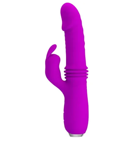 PRETTY LOVE - DOROTHY PURPLE RECHARGEABLE RABBIT VIBRATOR