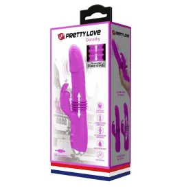 PRETTY LOVE - DOROTHY PURPLE RECHARGEABLE RABBIT VIBRATOR