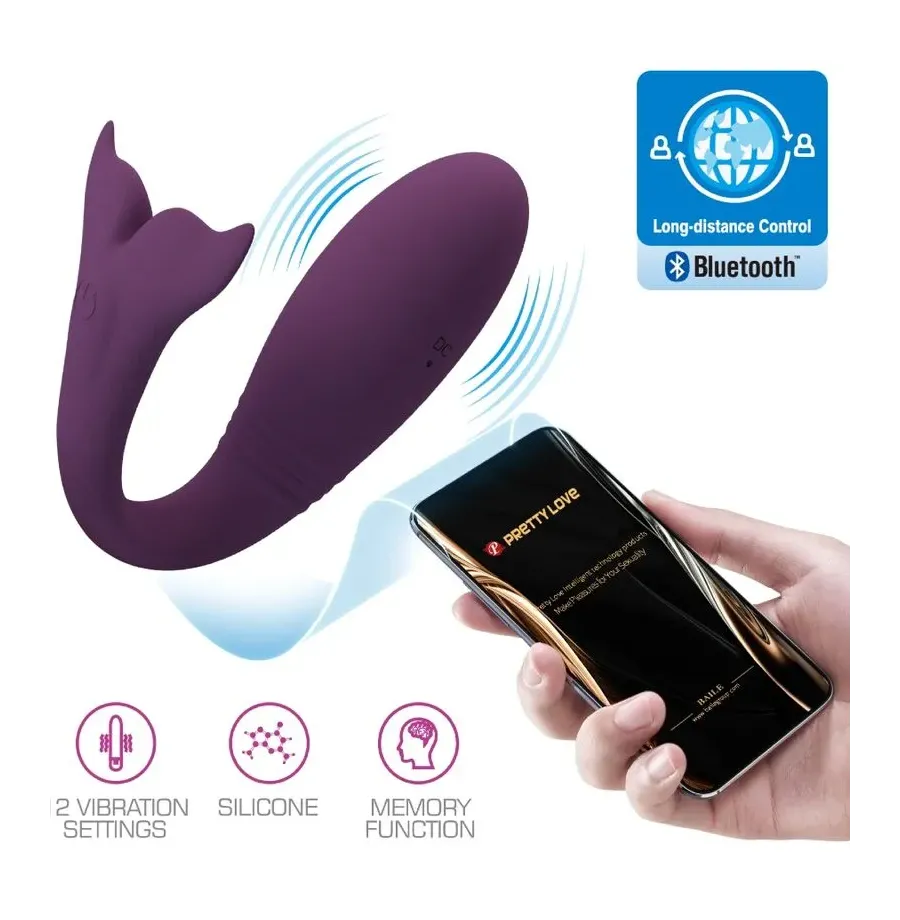 PRETTY LOVE - TÉLÉCOMMANDE JAYLEEN VIBRATOR APP VIOLET PRETTY LOVE - TÉLÉCOMMANDE JAYLEEN VIBRATOR APP VIOLET