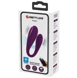 PRETTY LOVE - AUGUST VIBRADOR DOBLE PLACER APP REMOTE