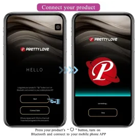 PRETTY LOVE - NYMPH VIBRATING EGG APP CONTROLLED LILA