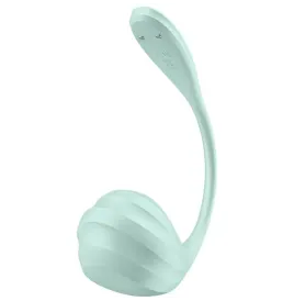 SATISFYER - STIMOLATORE PUNTO G PETALE LISCIO VERDE ACQUA APP GRATUITA