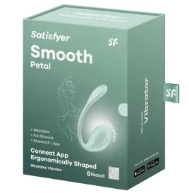 SATISFYER - APPLICATION GRATUITE STIMULATEUR DE POINT G PÉTALE LISSE VERT DEAU