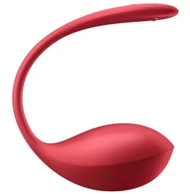 SATISFYER - SHINY PETAL ESTIMULADOR PUNTO G CONTROL REMOTO ROJO APP GRATUITA