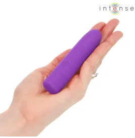 INTENSE - SYMONE USB RECHARGEABLE VIBRATING BULLET 8 VIBRATIONS PURPLE 10 X 2.2 CM