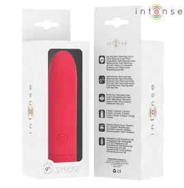INTENSE - SYMONE BALA VIBRADORA RECARGABLE POR USB 8 VIBRACIONES ROJO 10 X 2.2 CM