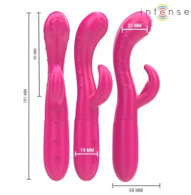 INTENSE - VIBRATORE AMARA CON LINGUA STIMOLANTE 10 VIBRAZIONI ROSA