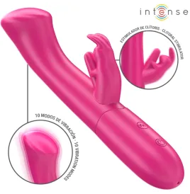 INTENSE - JULIETA VIBRATORE CONIGLIO 18,6 CM 10 VIBRAZIONI ROSA