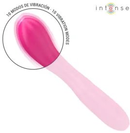 INTENSE - LISETTE VIBRATORE 19 CM FLESSIBILE 10 VIBRAZIONI ROSA