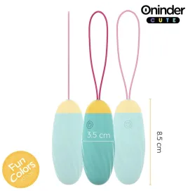 ONINDER CUTE - LOVE PLEASURE VIBRATING EGG - ROTATING SILICONE GEMS - FREE GLOBAL APP