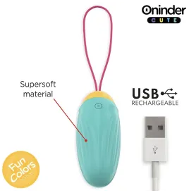 ONINDER CUTE - UOVO VIBRANTE LOVE PLEASURE - GEMME ROTANTI IN SILICONE - APP GLOBALE GRATUITA