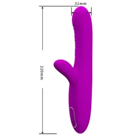 PRETTY LOVE - ANGELIQUE MULTIFUNKTIONSVIBRATOR KLITORISSTIMULATOR LILA